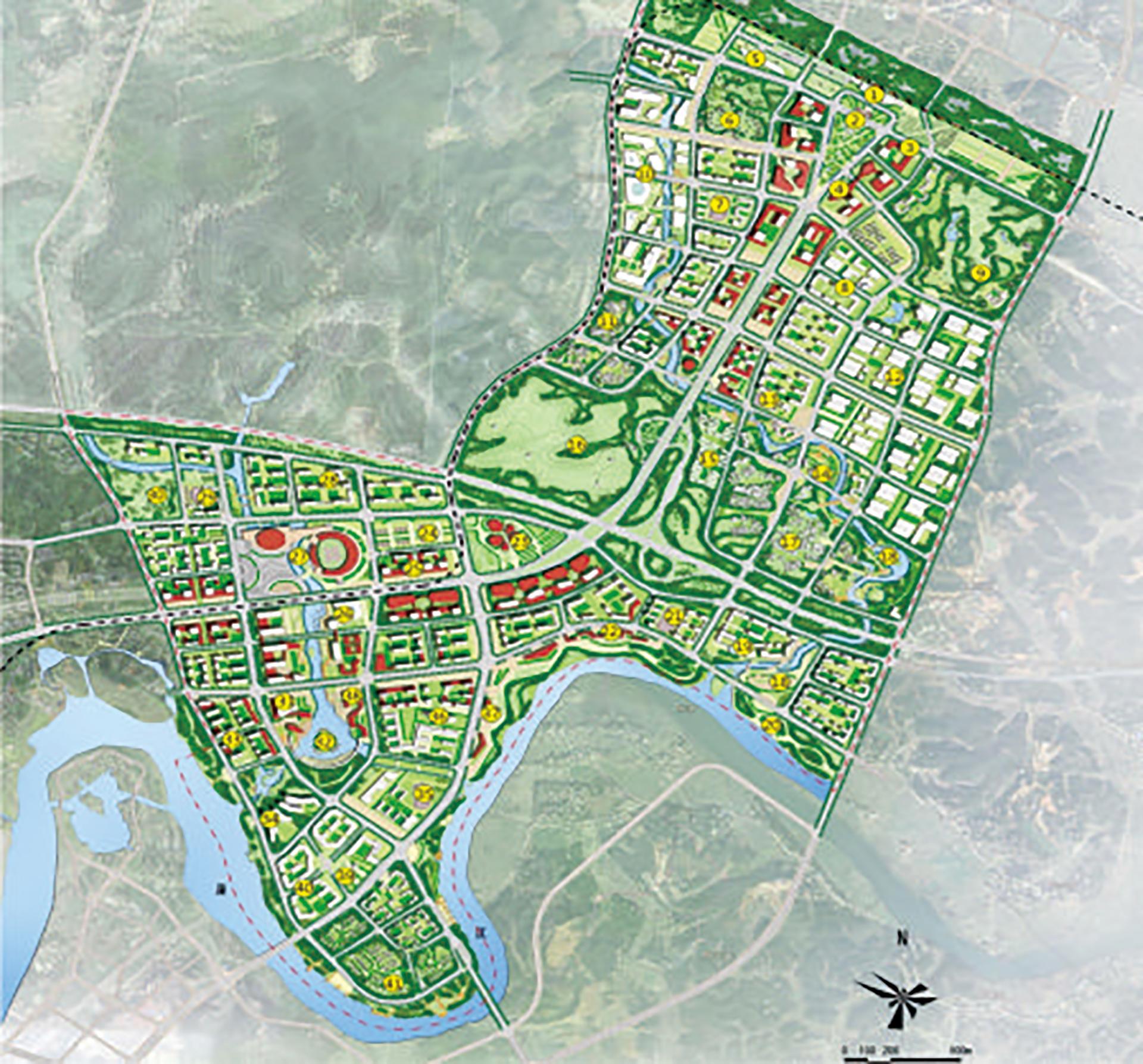 高鐵片區(qū)綜合開發(fā)配套路網(wǎng)